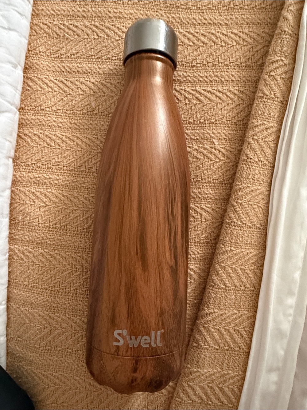 S'well Woodgrain Copper Tone Insulated Bottle
